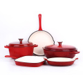 enamel casserole soup cast iron cooking pot cookware set with factory price